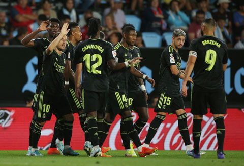 Chiến thắng của Real mang đậm dấu ấn của hàng tiền vệ dù vắng Casemiro