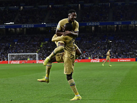 Ansu Fati tỏa sáng với 2 pha kiến tạo và 1 bàn thắng vào lưới Sociedad