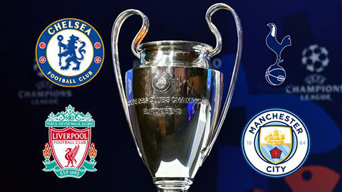 Các đối thủ tiềm năng của Man City, Liverpool, Chelsea & Tottenham ở vòng bảng Champions League
