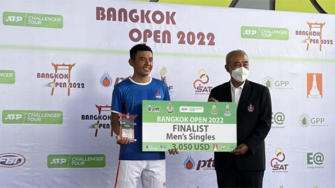 Lý Hoàng Nam đoạt danh hiệu Á quân ATP Challenger 50