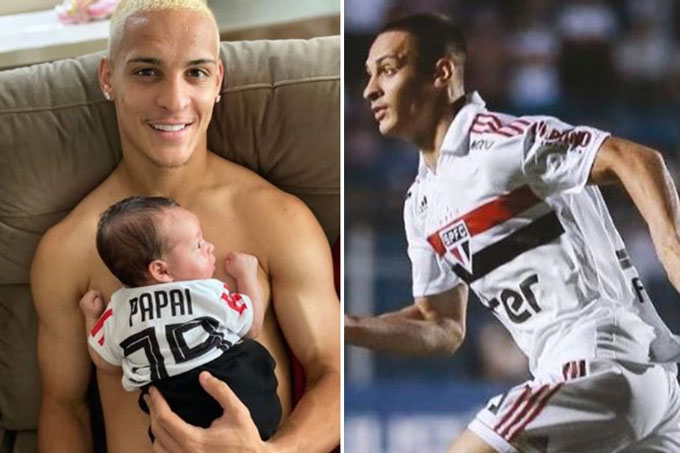 Mới 22 tuổi, Antony đã làm cha và có những bước tiến thần tốc từ Sao Paulo tới Ajax và giờ là Man United