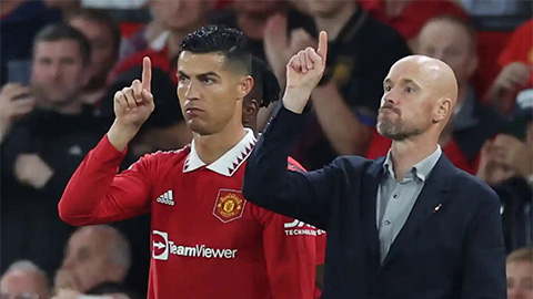 HLV Ten Hag nói gì về Ronaldo sau khi MU thắng 3 trận liên tiếp?