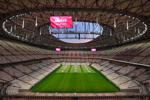 Sân vận động AI Bayl được sử dụng phục vụ các trận đấu World Cup 2022 với sức chứa lên đến 45.000