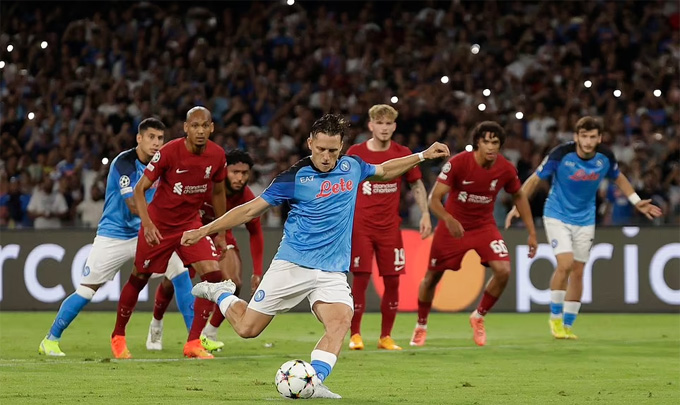 Kết quả Napoli vs Liverpool: Quân đoàn đỏ tan nát