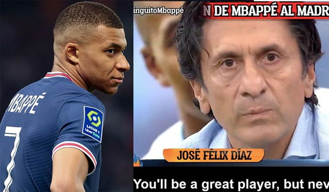 Mbappe bị nhà báo Felix Diaz chỉ trích là lợi dụng Real để đòi PSG nâng lương