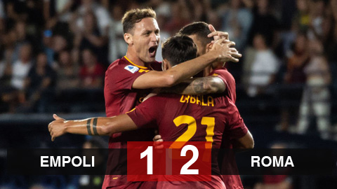 Kết quả Empoli vs Roma: Dybala và Abraham ghi bàn, Roma cắt mạch không thắng