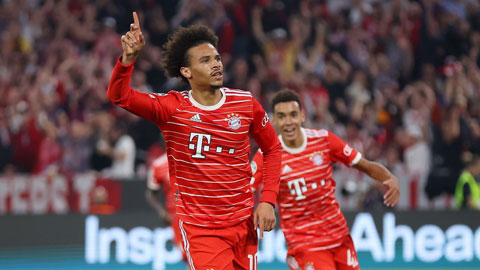 Dù bị lép vế song Bayern vẫn kết thúc  trận đấu với chiến thắng 2-0 đầy lạnh lùng