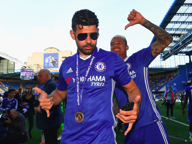 Costa để lại những dấu ấn tại Premier League khi khoác áo Chelsea
