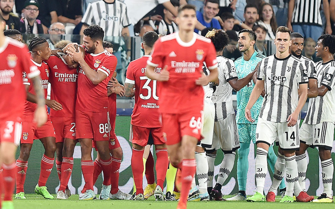 Juventus vừa thua đau Benfica và vẫn chưa có được điểm nào sau 2 trận