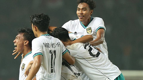 Thắng đậm U20 Hong Kong, U20 Indonesia cân bằng mọi chỉ số với U20 Việt Nam