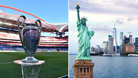 UEFA cân nhắc mang chung kết Champions League sang Mỹ