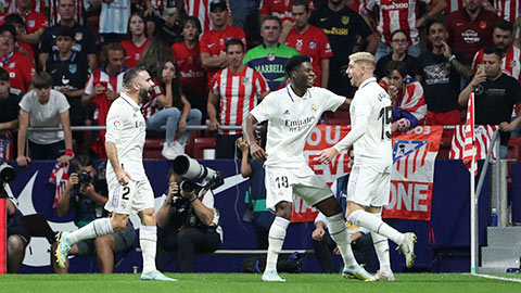 Real đánh bại atletico ở Derby Madrid: Sự khác biệt của đẳng cấp