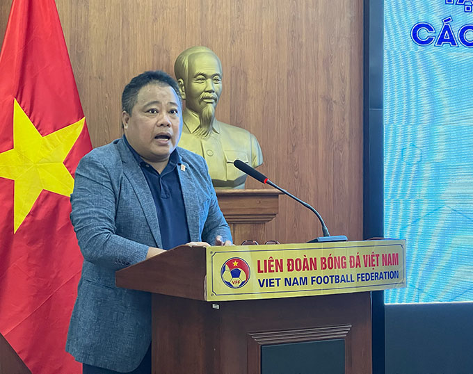 Tổng giám đốc VPF - Nguyễn Minh Ngọc mong hình ảnh các trọng tài được nâng tầm 