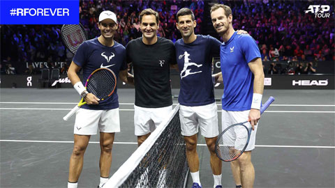 Djokovic giúp Federer, Nadal tập đánh đôi ở Laver Cup 2022