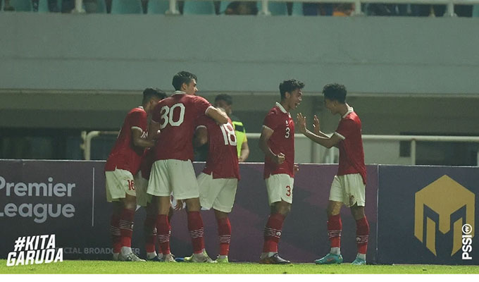 Indonesia tiếp tục đánh bại Curacao trong lượt trận giao hữu mới nhất 