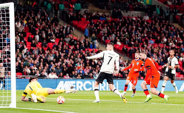 Kai Havertz tỏa sáng với cú đúp bàn thắng vào lưới ĐT Anh