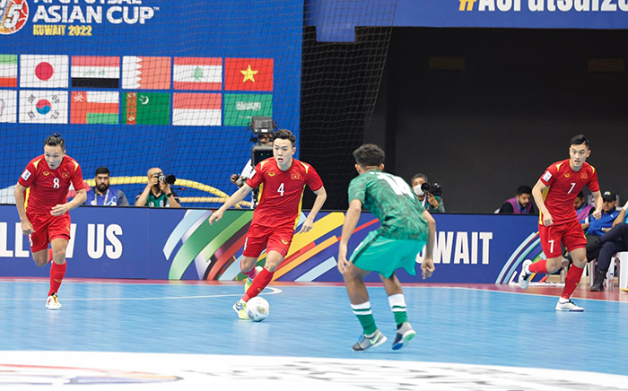 ĐT futsal Việt Nam đã có chiến thắng thuyết phục trước Saudi Arabia 