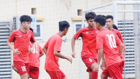 U17 Việt Nam đấu với đàn anh hơn 2 tuổi trước giải châu Á