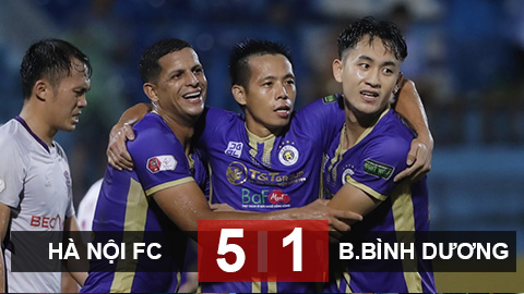 Kết quả Hà Nội FC vs B.Bình Dương: Thắng đậm đối phương