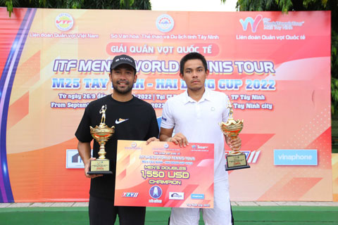 Pruchya Isaro (Thái Lan)/Francis Casey Alcantara (Philippines) vô địch nội dung đôi nam