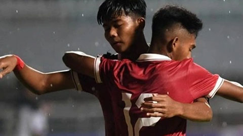 Nén nỗi đau, Indonesia hủy diệt đối thủ 14-0 ở vòng loại U17 châu Á