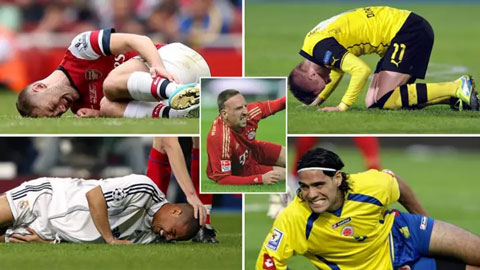 Arsenal có tới 7/20 cầu thủ chấn thương nhiều nhất lịch sử bóng đá