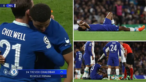 Đội nhà đè bẹp Milan, hậu vệ Chelsea tập tễnh rời sân trong nước mắt