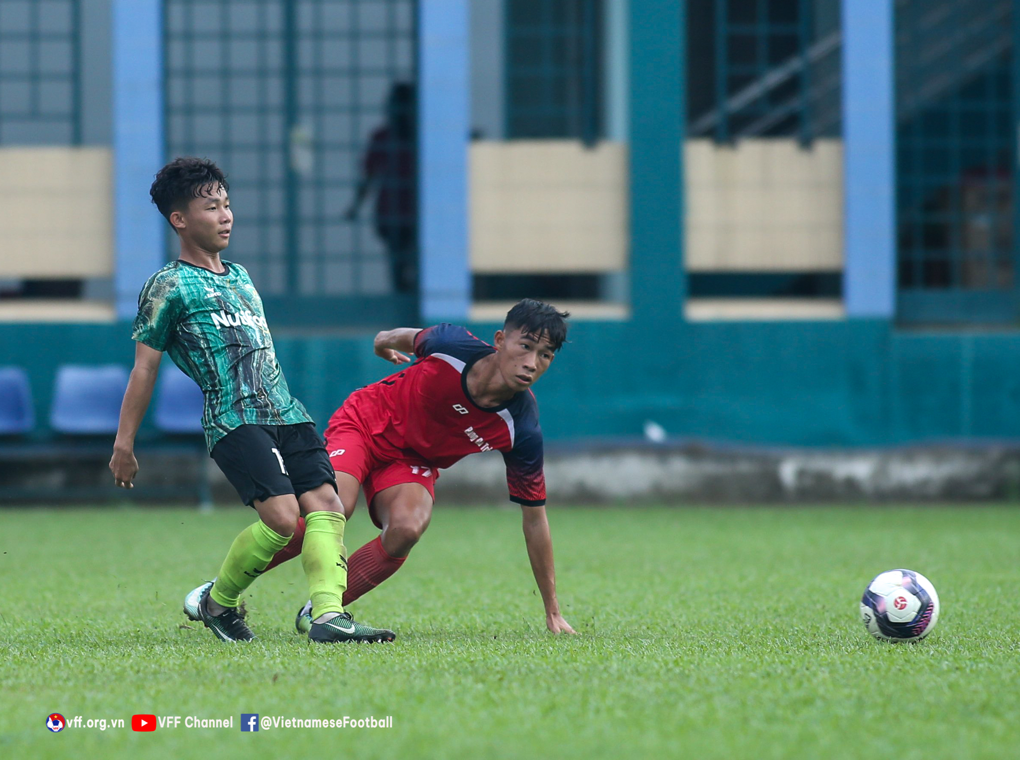Học viện Nutifood thắng 2-1 Tây Ninh - Ảnh: VFF