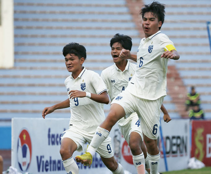 U17 Thái Lan thắng vất vả - Ảnh: Đức Cường