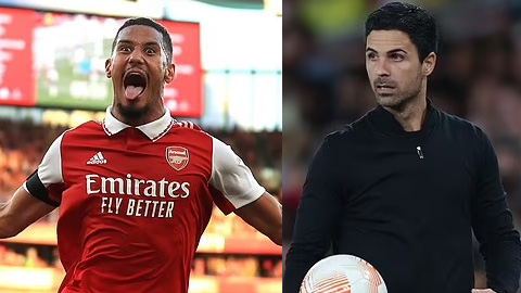 HLV Arteta xếp Saliba ở đâu so với Van Dijk?