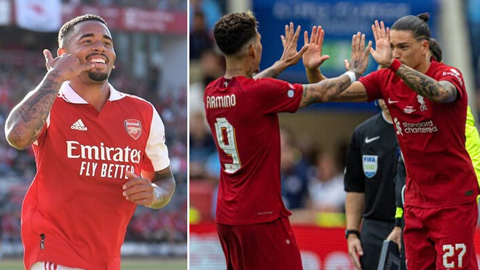 Đội hình dự kiến Arsenal vs Liverpool: Jesus đối đầu song sát Firmino - Nunez