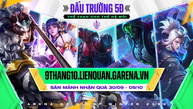 Sự kiện săn mảnh 5Đ - Nhận ngay trang phục siêu hiếm.