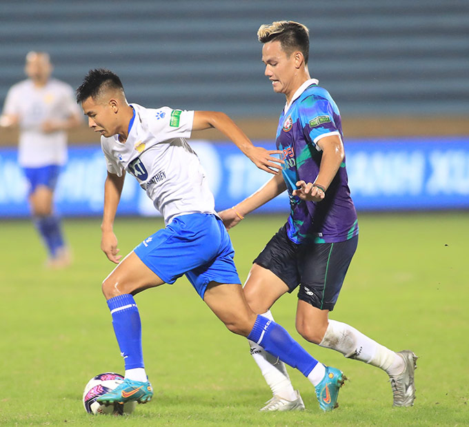 Bình Định đã có được 2 bàn thắng trước Nam Định