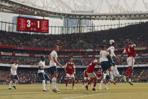 Việc Arsenal đánh bại Tottenham 3-1 tuần trước có công rất lớn từ khán đài Emirates