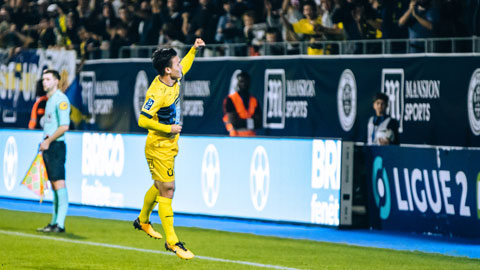 Quang Hải ghi bàn thắng đầu tiên cho Pau FC: Phần thưởng cho lòng dũng cảm