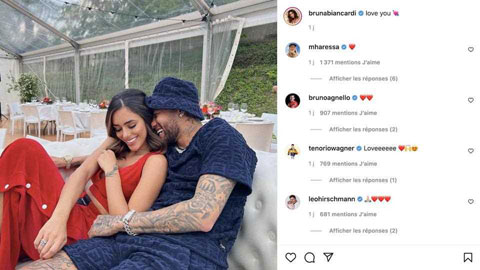 Neymar tái hợp bồ cũ Bruna Biancardi?