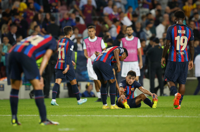 Barca đối diện với nguy cơ dừng chân ngay từ vòng bảng trong 2 năm liên tiếp