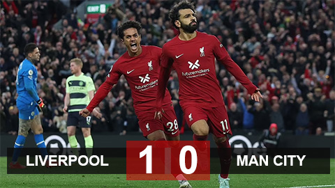 Kết quả Liverpool vs Man City: Người hùng Salah