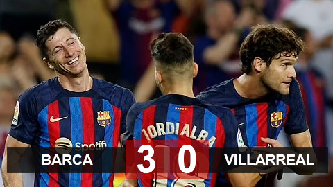 Kết quả Barcelona vs Villarreal: Ghi 3 bàn trong 7 phút, Barca nhấn chìm Tàu ngầm vàng