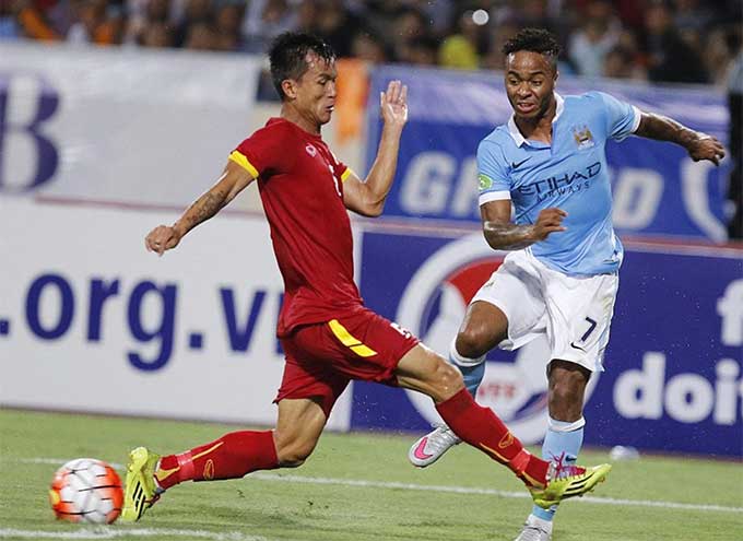 Man City giành cúp Liên đoàn ở mùa 2015/16 sau khi thi đấu giao hữu với ĐT Việt Nam vào mùa hè 2015