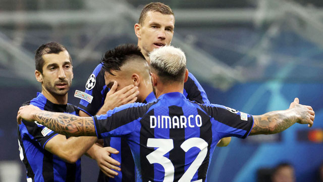 Các cầu thủ chủ nhà Inter sẽ được ăn mừng chiến thắng bởi đối thủ Sampdoria quá yếu ở thời điểm này