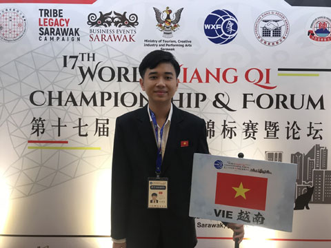 Nguyễn Tấn Phát giành HCV ở giải U16 nam tại giải vô địch cờ tướng thế giới 2022