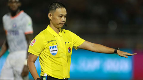 Trọng tài FIFA của Việt Nam không được điều hành vòng 23 V.League
