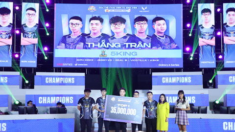 Ngôi vô địch bộ môn Valorant gọi tên đội 5King đến từ Đại học FPT Hà Nội