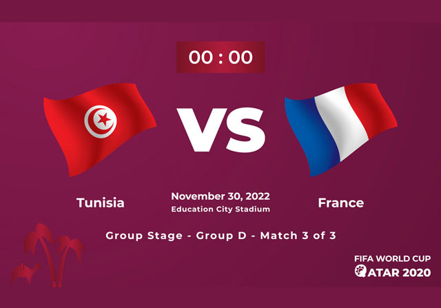 Hy vọng cặp đấu Pháp vs Tunisia ở bảng D World Cup 2022 sẽ hấp dẫn chứ không bạo lực