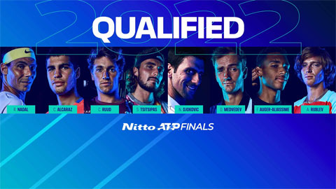 ATP Finals 2022 xác định đủ tám tay vợt