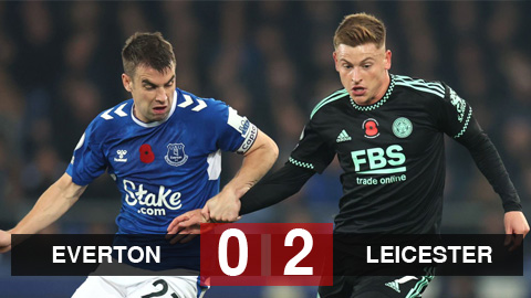 Kết quả Everton vs Leicester: Vượt khó ở Goodison Park, Leicester thoát khỏi nhóm cầm đèn đỏ