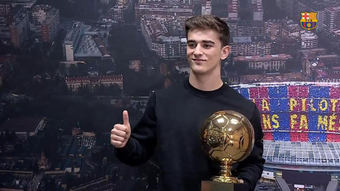 Gavi nhận giải Golden Boy 2022