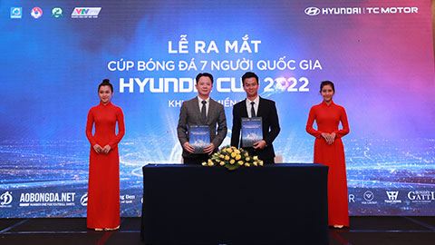 Ra mắt Cup bóng đá 7 người quốc gia Huyndai Cup 2022