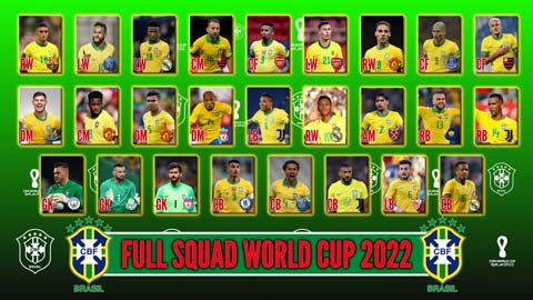 Đội hình Brazil mạnh cỡ nào tại World Cup 2022